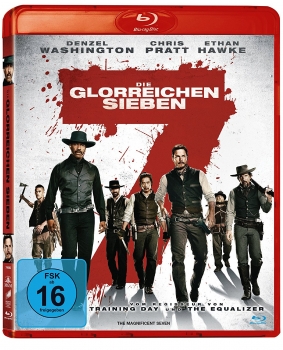 DIE GLORREICHEN SIEBEN (Denzel Washington, Chris Pratt) Blu-ray Disc