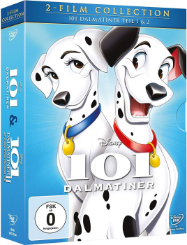 101 DALMATINER 1+2 (Walt Disney) 2 DVDs