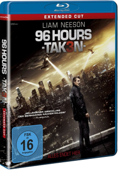 96 HOURS - TAKEN 3 (Liam Neeson, Forest Whitaker) Blu-ray Disc