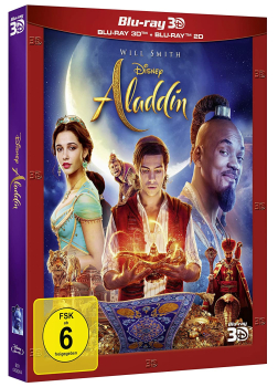 ALADDIN (Will Smith, Mena Massoud) Blu-ray 3D + Blu-ray Disc