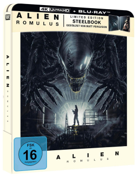 ALIEN: ROMULUS (4K Ultra HD + Blu-ray Disc) Steelbook