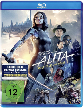 ALITA, Battle Angel (Rosa Salazar, Christoph Waltz) Blu-ray Disc