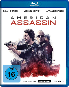 AMERICAN ASSASSIN (Dylan O'Brien, Michael Keaton) Blu-ray Disc