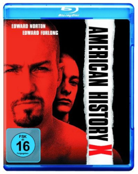 AMERICAN HISTORY X (Edward Norton, Edward Furlong) Blu-ray Disc