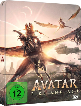 AVATAR: FIRE AND ASH (Blu-ray 3D + 2 Blu-ray Discs) Steelbook