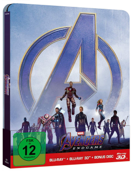 AVENGERS: ENDGAME (Blu-ray 3D + Blu-ray Disc) Steelbook