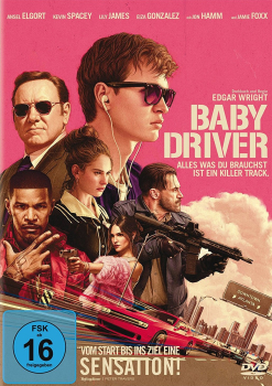 BABY DRIVER (Ansel Elgort, Kevin Spacey, Lily James) DVD