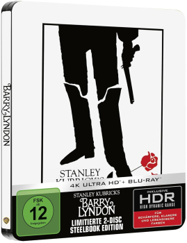 BARRY LYNDON (Ryan O'Neal) 4K Ultra HD + Blu-ray Disc, Steelbook