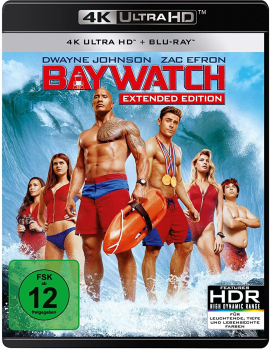 BAYWATCH (Dwayne Johnson, Zac Efron) 4K Ultra HD + Blu-ray Disc