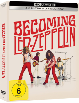 BECOMING LED ZEPPELIN (4K Ultra HD + Blu-ray Disc) Steelbook, Limited Collector's Edition