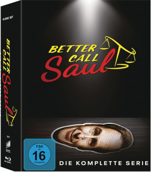 BETTER CALL SAUL, Die komplette Serie (Bob Odenkirk) 19 Blu-ray Discs