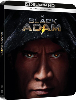 BLACK ADAM (Dwayne Johnson) 4K Ultra HD + Blu-ray Disc, Steelbook - Import