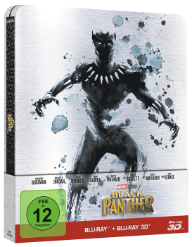 BLACK PANTHER (Chadwick Boseman) Blu-ray 3D + Blu-ray Disc, Steelbook