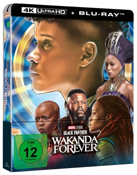 Black Panther: WAKANDA FOREVER (4K Ultra HD + Blu-ray Disc) Steelbook
