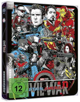 CAPTAIN AMERICA: CIVIL WAR (4K Ultra HD + Blu-ray Disc) Mondo Steelbook