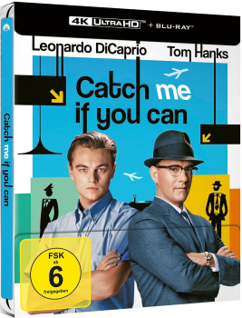 CATCH ME, IF YOU CAN (Leonardo DiCaprio) 4K UHD + Blu-ray Disc, Steelbook