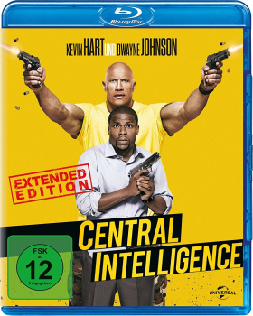 CENTRAL INTELLIGENCE (Kevin Hart, Dwayne Johnson) Blu-ray Disc