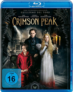 CRIMSON PEAK (Mia Wasikowska, Jessica Chastain) Blu-ray Disc
