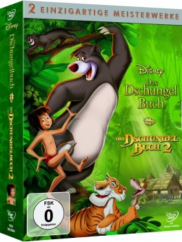DAS DSCHUNGELBUCH 1+2 (Walt Disney) 2 DVDs