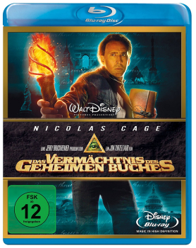 DAS VERMÄCHTNIS DES GEHEIMEN BUCHES (Nicolas Cage) Blu-ray Disc