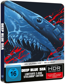 DEEP BLUE SEA (Thomas Jane) 4K Ultra HD + Blu-ray Disc, Steelbook