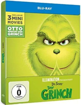 DER GRINCH (gesprochen von Otto Waalkes) Blu-ray Disc, Steelbook