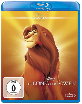DER KÖNIG DER LÖWEN (Walt Disney Classics 31) Blu-ray Disc