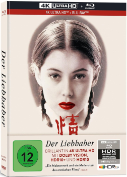 DER LIEBHABER (Jane March, Tony Leung) 4K Ultra HD + Blu-ray Disc, Mediabook