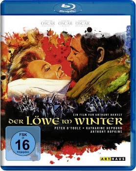 DER LÖWE IM WINTER (Peter O'Toole, Katharine Hepburn) Blu-ray Disc
