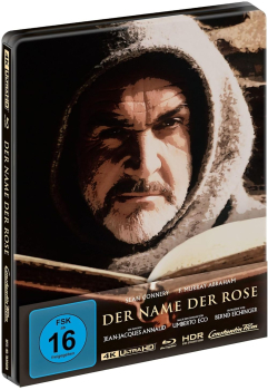 DER NAME DER ROSE (Sean Connery) 4K Ultra HD + Blu-ray Disc, Steelbook