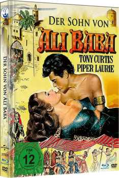 DER SOHN VON ALI BABA (Tony Curtis) Blu-ray Disc + DVD, Mediabook