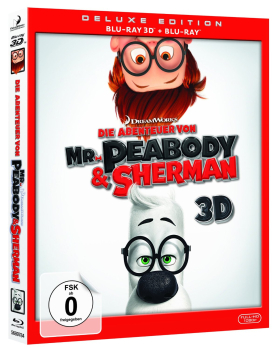 DIE ABENTEUER VON MR. PEABODY & SHERMAN (Blu-ray 3D + Blu-ray Disc + Schuber)