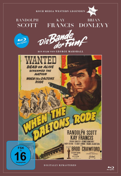 DIE BANDE DER FÜNF (Randolph Scott) Blu-ray Disc, Mediabook