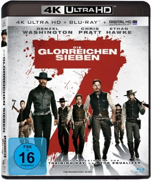 DIE GLORREICHEN SIEBEN (Denzel Washington) 4K Ultra HD + Blu-ray Disc