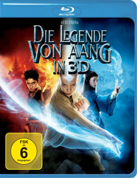 DIE LEGENDE VON AANG (Noah Ringer, Dev Patel) Blu-ray 3D + Blu-ray Disc