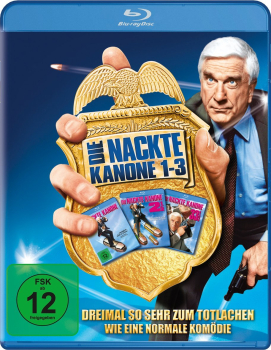 DIE NACKTE KANONE 1-3 TRILOGIE (Leslie Nielsen) 3 Blu-ray Discs