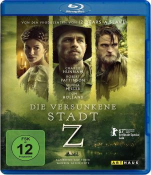 DIE VERSUNKENE STADT Z (Charlie Hunnam, Robert Pattinson) Blu-ray Disc