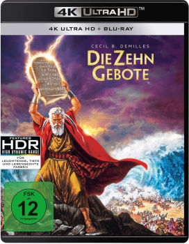 DIE ZEHN GEBOTE (Charlton Heston) 4K Ultra HD + Blu-ray Disc