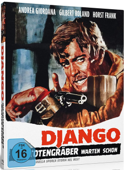DJANGO: DIE TOTENGRÄBER WARTEN SCHON (Andrea Giordana) Blu-ray Disc, Mediabook