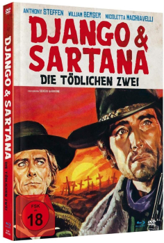 DJANGO & SARTANA (Anthony Steffen) Blu-ray Disc + DVD, Mediabook