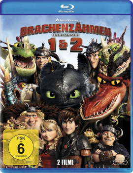 DRACHENZÄHMEN LEICHT GEMACHT 1+2 (2 Blu-ray Discs)