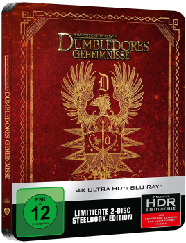 PHANTASTISCHE TIERWESEN: DUMBLEDORES GEHEIMNISSE (4K Ultra HD + Blu-ray Disc) Steelbook