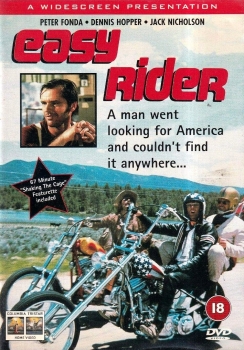 EASY RIDER (Jack Nicholson, Dennis Hopper) DVD U.K.