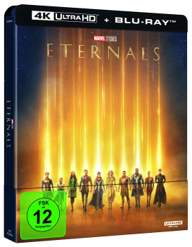 ETERNALS (Angelina Jolie) 4K Ultra HD + Blu-ray Disc, Steelbook