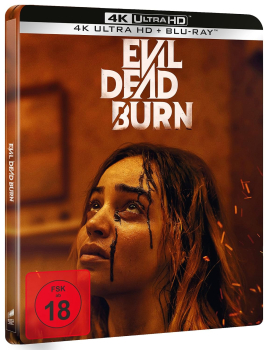 EVIL DEAD BURN (Souheila Yacoub) 4K UHD + Blu-ray Disc, Steelbook