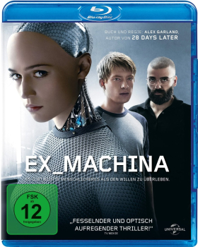 EX_MACHINA (Domnhall Gleeson, Alicia Vikander) Blu-ray Disc