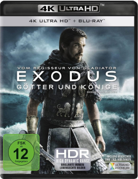 EXODUS: GÖTTER UND KÖNIGE (Christian Bale) 4K Ultra HD + Blu-ray Disc