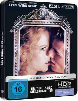 EYES WIDE SHUT (Tom Cruise) 4K Ultra HD + Blu-ray Disc, Steelbook