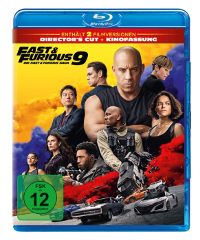 FAST & FURIOUS 9 (Vin Diesel, Michelle Rodriguez) Blu-ray Disc