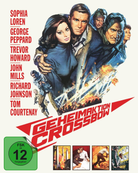 GEHEIMAKTION CROSSBOW (Sophia Loren) Blu-ray Disc + DVD, Mediabook